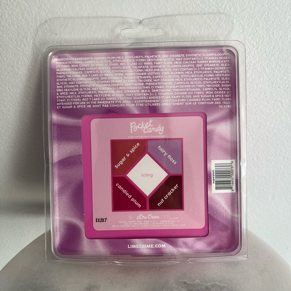 Lime Crime Pocket Candy Palette - Sugar Plum - New - Picture 5 of 5